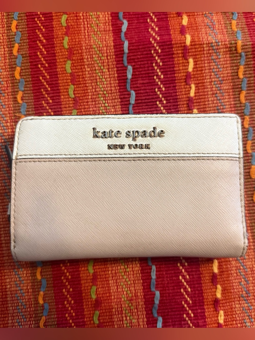 kate spade new york Zip Around Wristlet Wallet in Pink